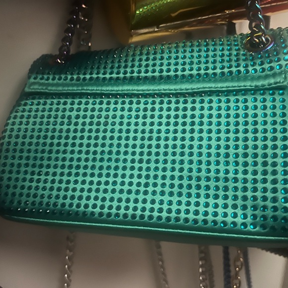 Kurt Geiger London Mini Kensington
Embellished Fabric Convertible Crossbody - Picture 3 of 3